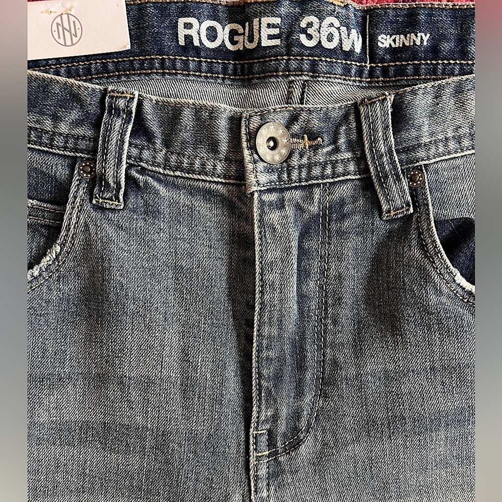 Ninth Hall Rogue Celcius Reflective Skinny Fit Jeans NWT - Picture 4 of 5